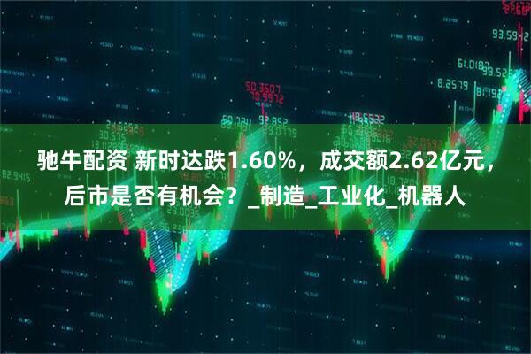 驰牛配资 新时达跌1.60%，成交额2.62亿元，后市是否有机会？_制造_工业化_机器人