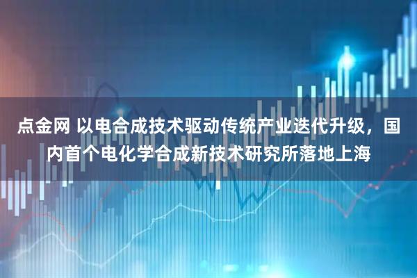 点金网 以电合成技术驱动传统产业迭代升级，国内首个电化学合成新技术研究所落地上海